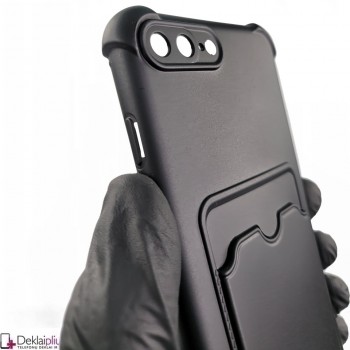 Anti-Shock dėklas su kišenėle - juodas (Apple Iphone 7 Plus/8 Plus) Anti-Shock dėklas su kišenėle - juodas (Apple Iphone 7 Plus/8 Plus)